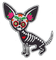 Evilkid Chihuahua Muerta Embroidered Patch