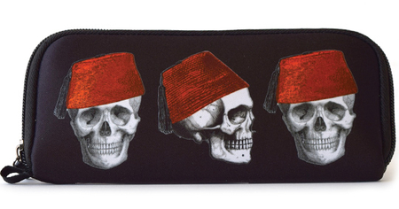 Cabinet of Curiosities Fez Skull Wallet | Cabinet of Curiosities